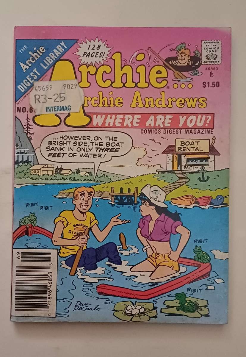 ARCHIE DIGEST LIBRARY - ARCHIE ANDREWS WHERE ARE YOU? NO 69