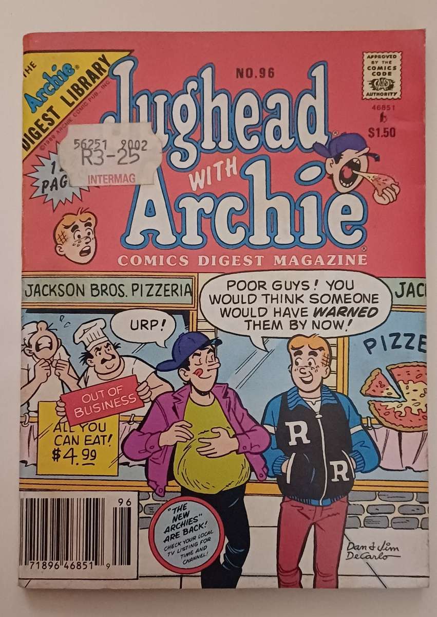 ARCHIE DIGEST LIBRARY - JUGHEAD WITH ARCHIE NO 96
