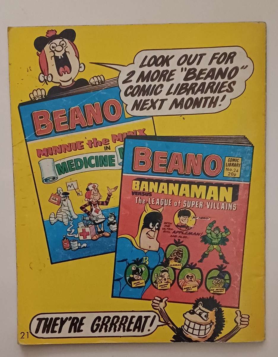 BEANO - DENNIS SCHOOL CAPTAIN NO 21