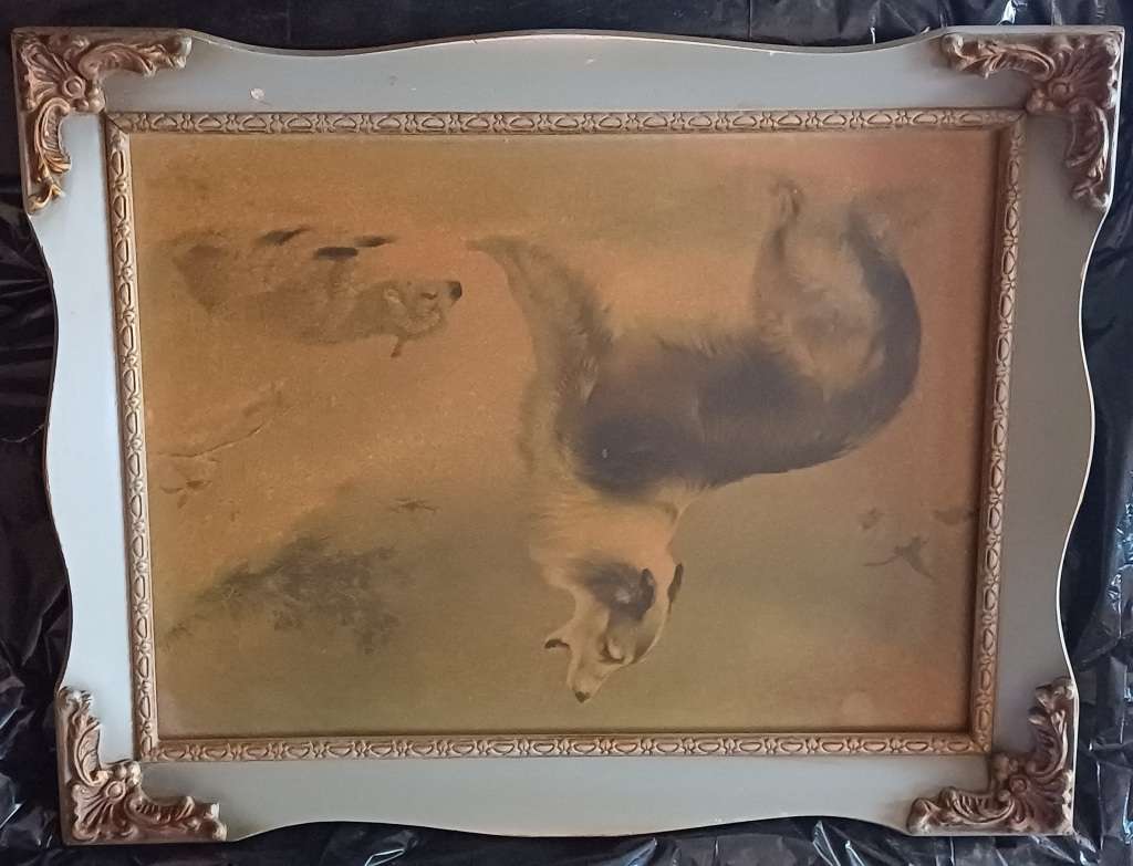 Shepherd`s Call by Hunt? ANTIQUE NORMAL PAINTING