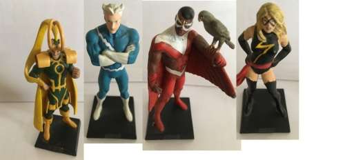 DC and Marvel Classic Figurine collection 24 assorted figurines (Figurine only)