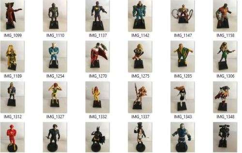 DC and Marvel Classic Figurine collection 24 assorted figurines (Figurine only)