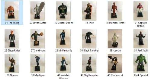 Lot of Marvel Figurines