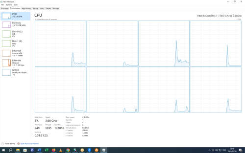 Dell OptiPlex 7050 Micro Tower Computer, Intel Core i7-7700T, 16GB DDR4, 250GB NVME SSD, Windows 10