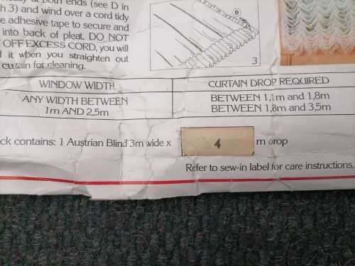 Ready to hang Curtains (Paul Steiger)- Quantity 2