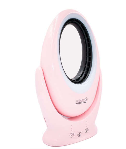 Smart Leafless USB Rechargeable Fan- Pink