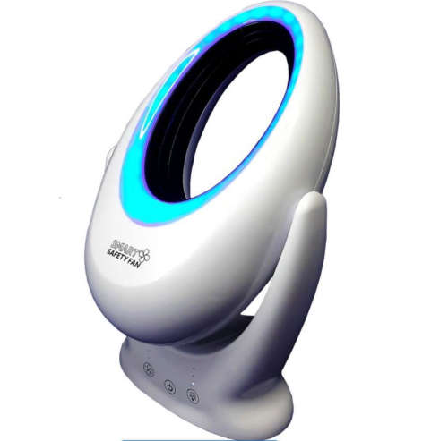 Smart Leafless USB Rechargeable Fan- Pink