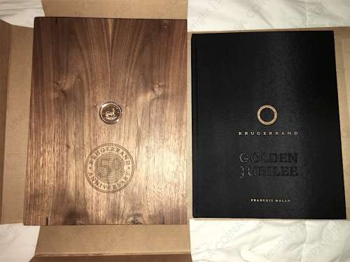 2017 1oz Krugerrand 50th Anniversary Book Set | Signed by Director of SA MINT & Author | Mintage: 50