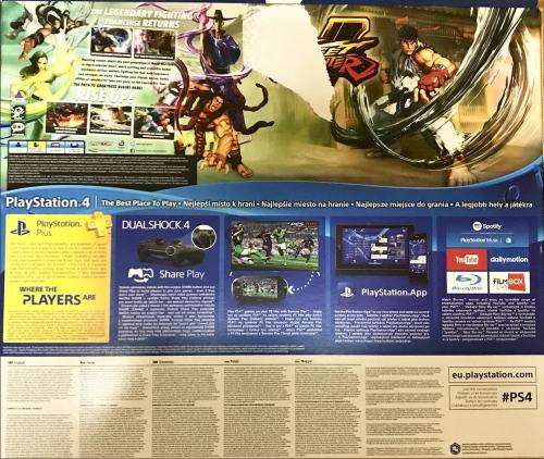 Playstation 4 (PS4) Console Jet Black 1TB | Street Fighter 5 Bundle | Limited Edition | + 2 Games