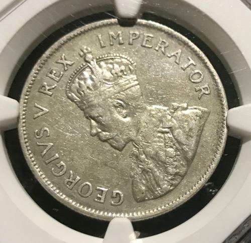 1931 Union of South Africa - Half Crown (2/6) - NGC VF30 - 3rd FINEST - LOW MINTAGE: 790