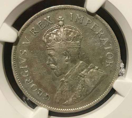 1931 Union of South Africa - Half Crown (2/6) - NGC VF30 - 3rd FINEST - LOW MINTAGE: 790