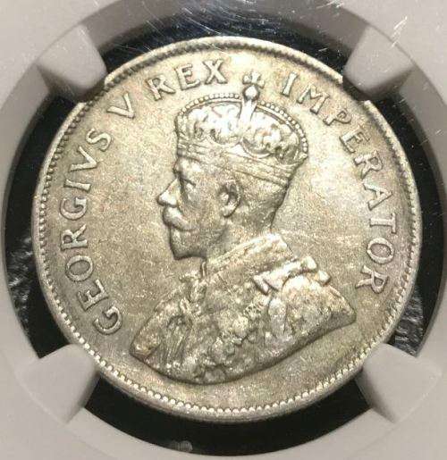 1931 Union of South Africa - Half Crown (2/6) - NGC VF30 - 3rd FINEST - LOW MINTAGE: 790