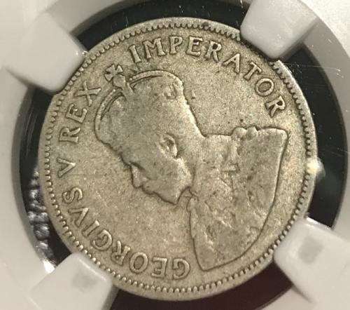 1931 Union of South Africa - Shilling (1/-) - NGC VG8 - RARE - LOW MINTAGE: 6603