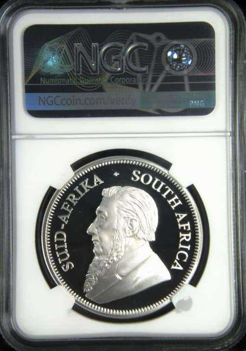 FINEST KNOWN | 2019 POLYMER PUTTY | SILVER 1oz KRUGERRAND WITH PRIVY/MINT MARK | PF70UC |THYSVS ONLY