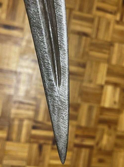 ETHIOPIAN SHOTEL | SWORD COMES WITH WOOD GRIP and LEATHER SCABBARD | FOR ...... ONLY!