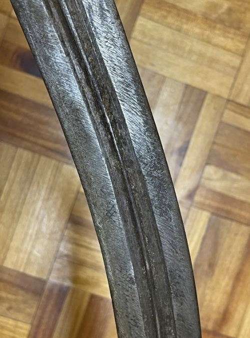 ETHIOPIAN SHOTEL | SWORD COMES WITH WOOD GRIP and LEATHER SCABBARD | FOR ...... ONLY!