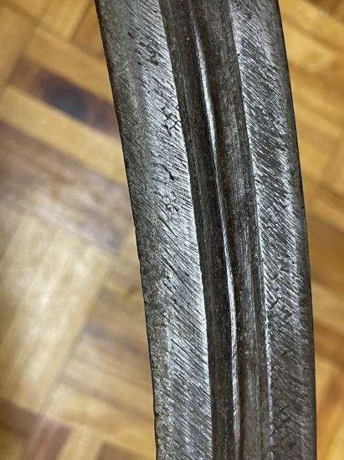 ETHIOPIAN SHOTEL | SWORD COMES WITH WOOD GRIP and LEATHER SCABBARD | FOR ...... ONLY!