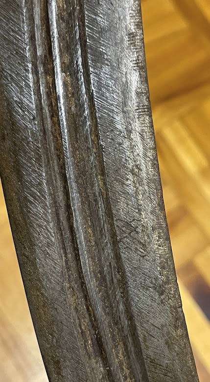 ETHIOPIAN SHOTEL | SWORD COMES WITH WOOD GRIP and LEATHER SCABBARD | FOR ...... ONLY!