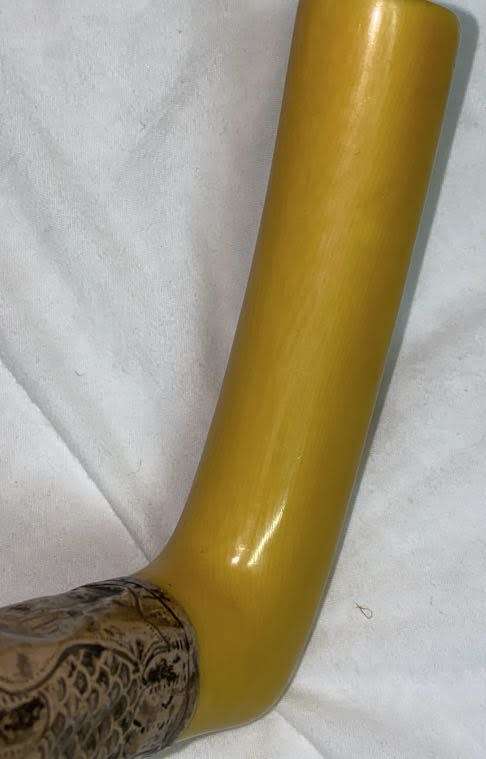 Vintage Walking Stick with Beautiful Ivory Handle and English Silver Hallmarks - BM and Co. | 91cm