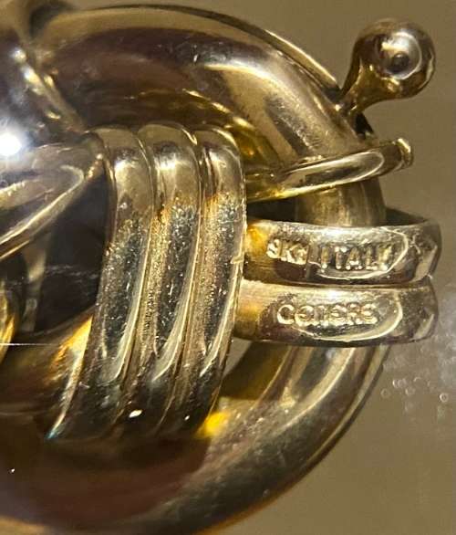 DESIGNER GOLD 9KT ITALY CENERE BANGLE NECKLACE | 72 GRAMS | EXTREMELY ELEGANT & BEAUTIFUL