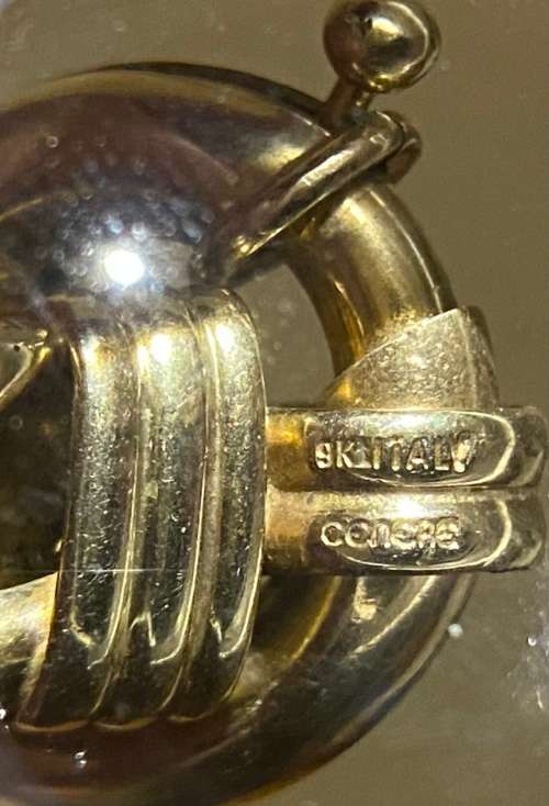 DESIGNER GOLD 9KT ITALY CENERE BANGLE NECKLACE | 72 GRAMS | EXTREMELY ELEGANT & BEAUTIFUL