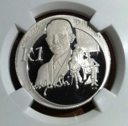 *** PF69 ***  2008 MAHATMA GANDHI R1 SILVER *** P69 ***