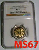 *** MS67 *** 2011 SARB 90th Anniversary R5 *** 6 COINS AVAILABLE ***