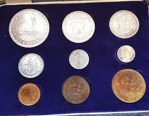 1953 South African  Short Coin Set