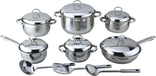 *** BRAND NEW *** 15PCS COOKWARE POTS SET *** HEAVY BOTTOM POTS ****