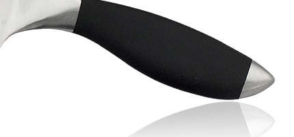 Royalty Line 8-Piece Stainless Steel Knife Set With Rotating Stand - Black