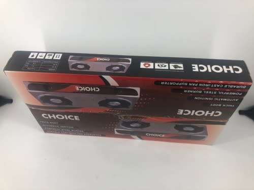 BRAND NEW *** 2 PLATE STAINLESS STEEL GAS STOVE *** THICK BODY