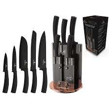 **Berlinger Haus 6 knives made of stainless steel ,Metallic Line Rosegold Edition