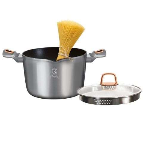 Berlinger Haus 24cm Marble Coating Rice & Pasta Stock Pot -BH-6015  MoonLight (READ THE DESCRIPTION)