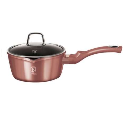 Berlinger Haus 16cm Marble Coating Sauce Pan with Lid BH-6033- i-Rose Edition (READ THE DESCRIPTION)