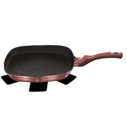 Berlinger Haus 28cm Marble Coating Grill Pan BH-6027 - i-Rose Edition(READ THE DESCRIPTION)