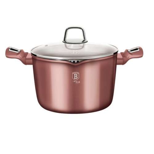 Berlinger Haus 24cm Marble Coating Pasta Pot with Lid BH-6038- i-Rose Edition (READ THE DESCRIPTION)