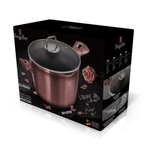 Berlinger Haus 24cm Marble Coating Pasta Pot with Lid BH-6038- i-Rose Edition (READ THE DESCRIPTION)