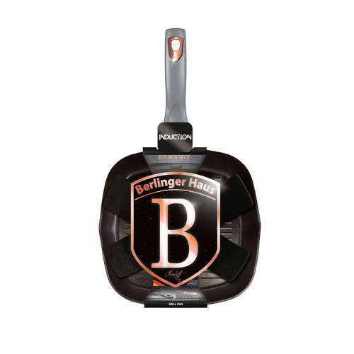 Berlinger Haus 28cm Marble Coating Grill Pan - Moonlight Edition, BH-6004 (READ THE DESCRIPTION)