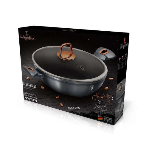 Berlinger Haus 28cm Marble Coating Shallow Pot - Moonlight Edition, BH-6014 (READ THE DESCRIPTION)