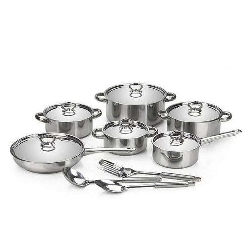 15 Piece Dolphin Stainless Steel Cookware Set  (READ THE DESCRIPTION)