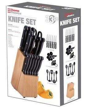 Stainless Steel Knife Set - 33 Pieces (READ DESCRIPTION)