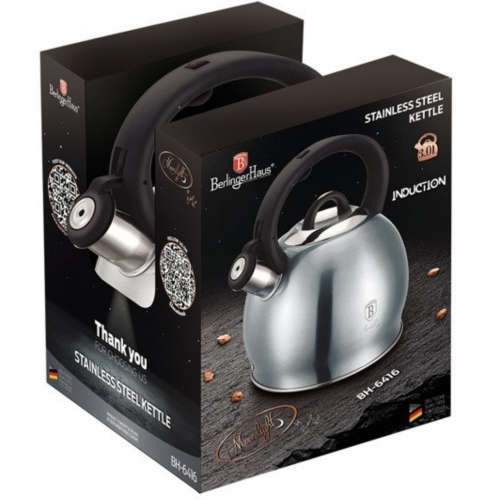 Berlinger Haus 3L Stainless Steel Whistling Kettle - Moonlight(READ DESCRIPTION)