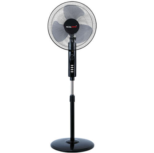 16 Inch 3 Speed Pedestal Fan with Plastic Run- Soft Blades & Timer Dial (READ THE DESCRIPTION)
