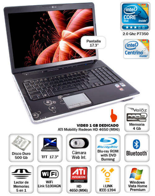 **BRAND NEW***HP DV7**4GB RAM**500GB HDD**BLU-RAY**ATI GRAPHIC 1GB DEDICATED***1 YEAR WARRANTY***