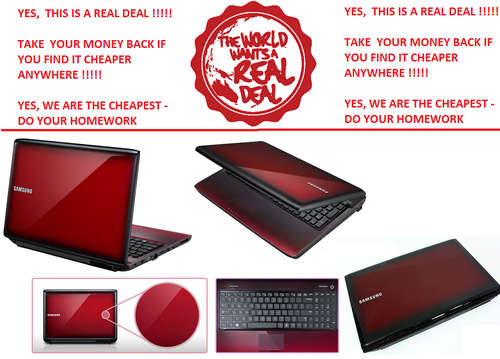 ***BEAND NEW**SAMSUNG LAPTOP / INTEL CORE i3-370M / 320GB HDD / 8GB RAM / 1GB GRAPHIC / DVD WRITER /