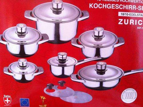 JUST ARRIVED NEW STYLE **16PCS** KIRAZ 18/10 STAINLESS STEEL COOKWARE SET