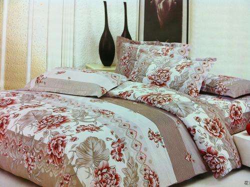 6 piece DOUBLE SIZE SOFT COTTON DUVET COVER SET