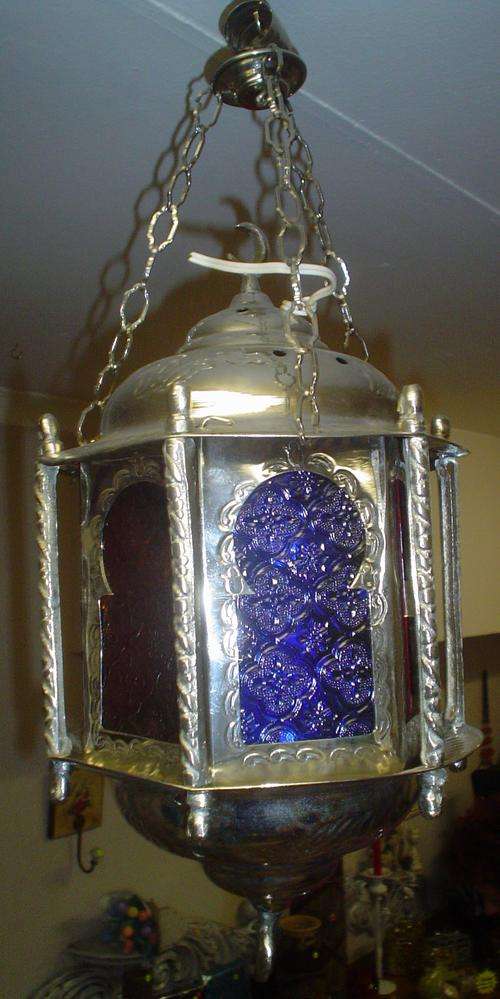 Imported Electrical Silver Lantern