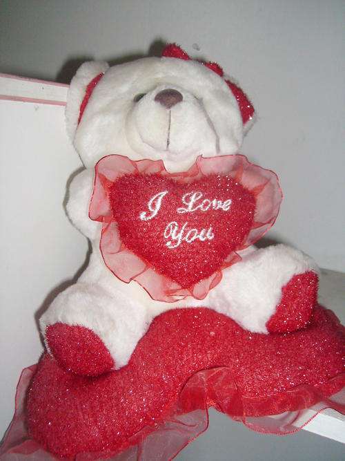 Gorgeous Red & White Valentine Bear!!