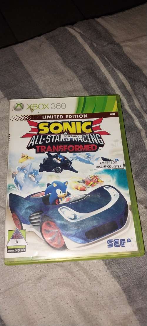 Sonic All Stars Racing Transformed - X360
